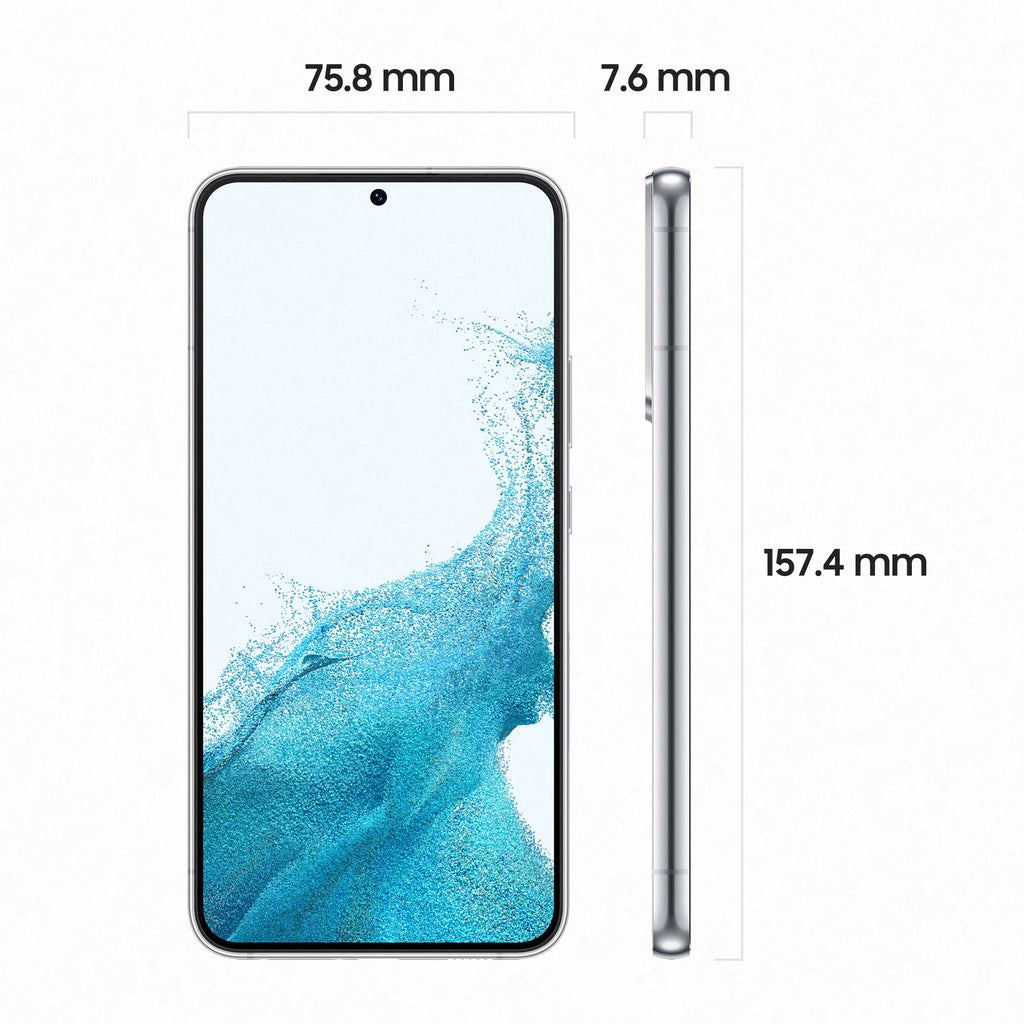 Samsung Samsung Galaxy S22+ SM-S906B 16,8 cm (6.6") Double SIM Android 12 5G USB Type-C 8 Go 128 Go 4500 mAh Blanc