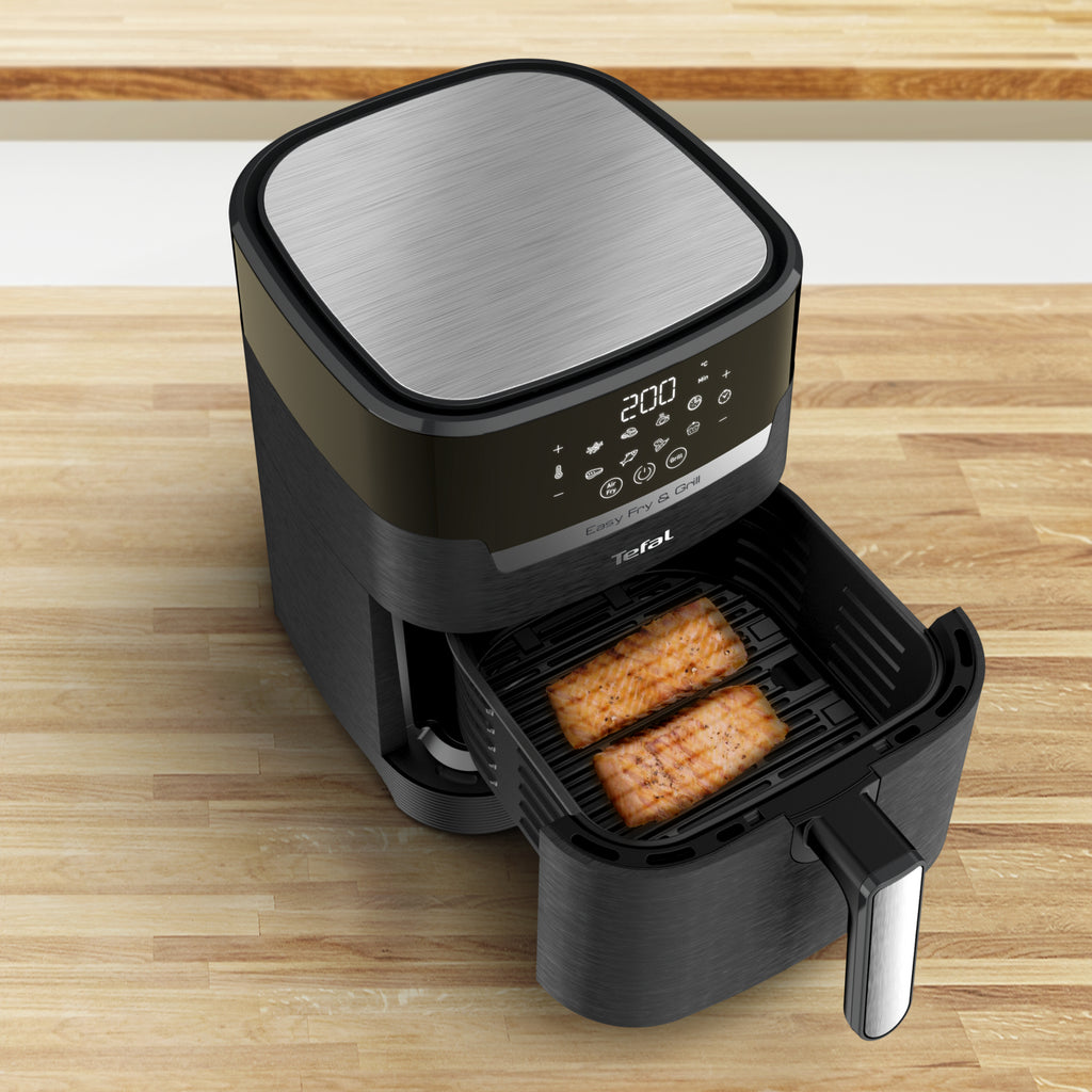 Tefal Easy Fry & Grill EY5058 Friteuse à Air Chaud 4,2 L 1550 W, Noir