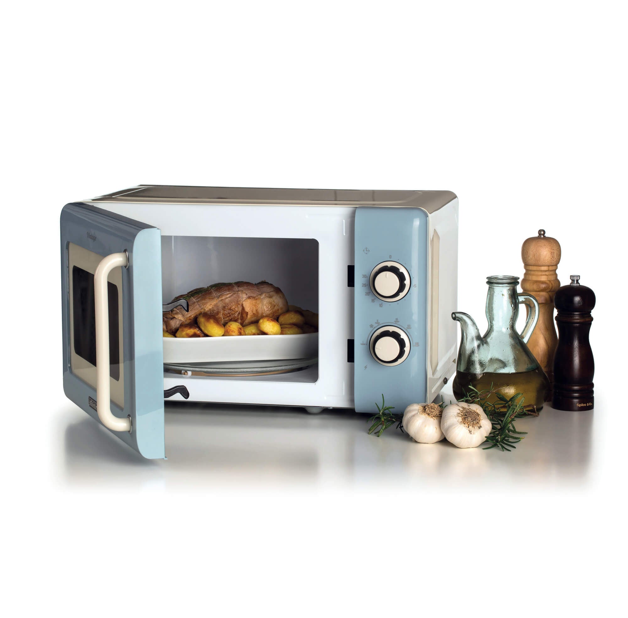 Ariete Vintage Line 3960/05 Bleu clair Micro-onde simple Comptoir 20 L 800 W