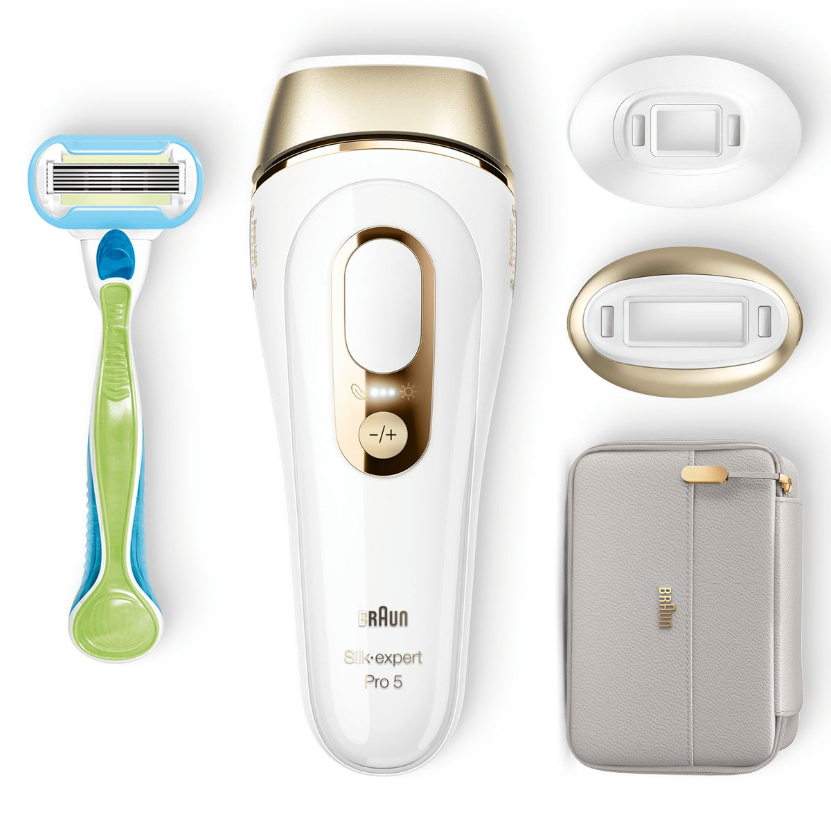 Braun Silk-expert Pro Silk expert Pro 5 PL5154 Lichtimpulstechnologie (IPL) Gold, Weiß