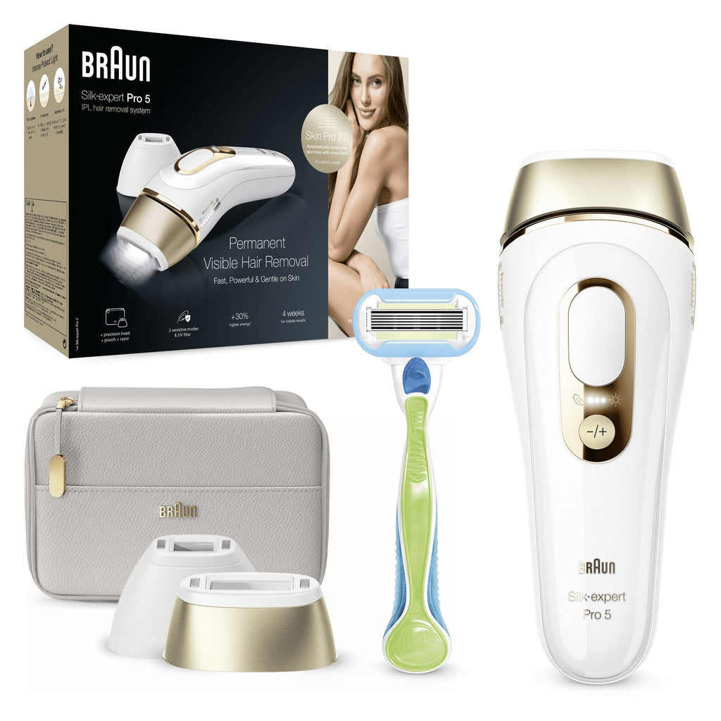Braun Silk-expert Pro Silk expert Pro 5 PL5154 Lumière pulsée Or, Blanc