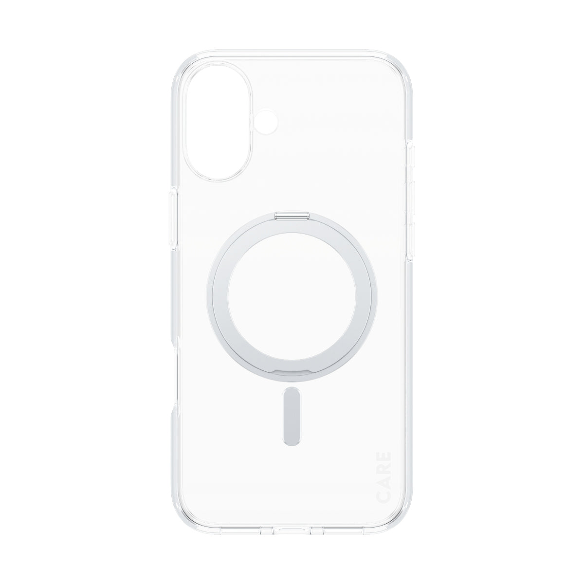 PanzerGlass CARE™ by ® Case Transparent w. Silver Kickstand & MagSafe iPhone 16 Plus coque de protection pour téléphones portables Housse