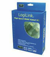 LogiLink HDMI, 15m câble HDMI HDMI Type A (Standard) Noir