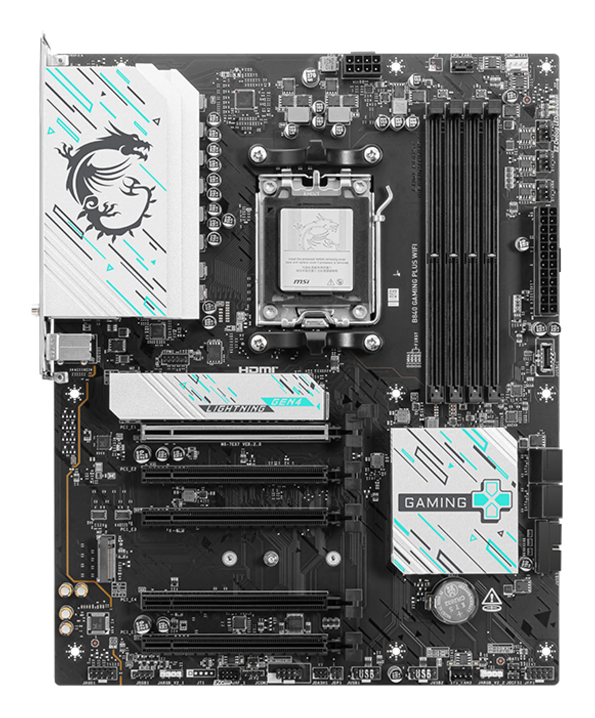 MSI B840 GAMING PLUS WIFI carte mère AMD B840 Emplacement AM5 ATX