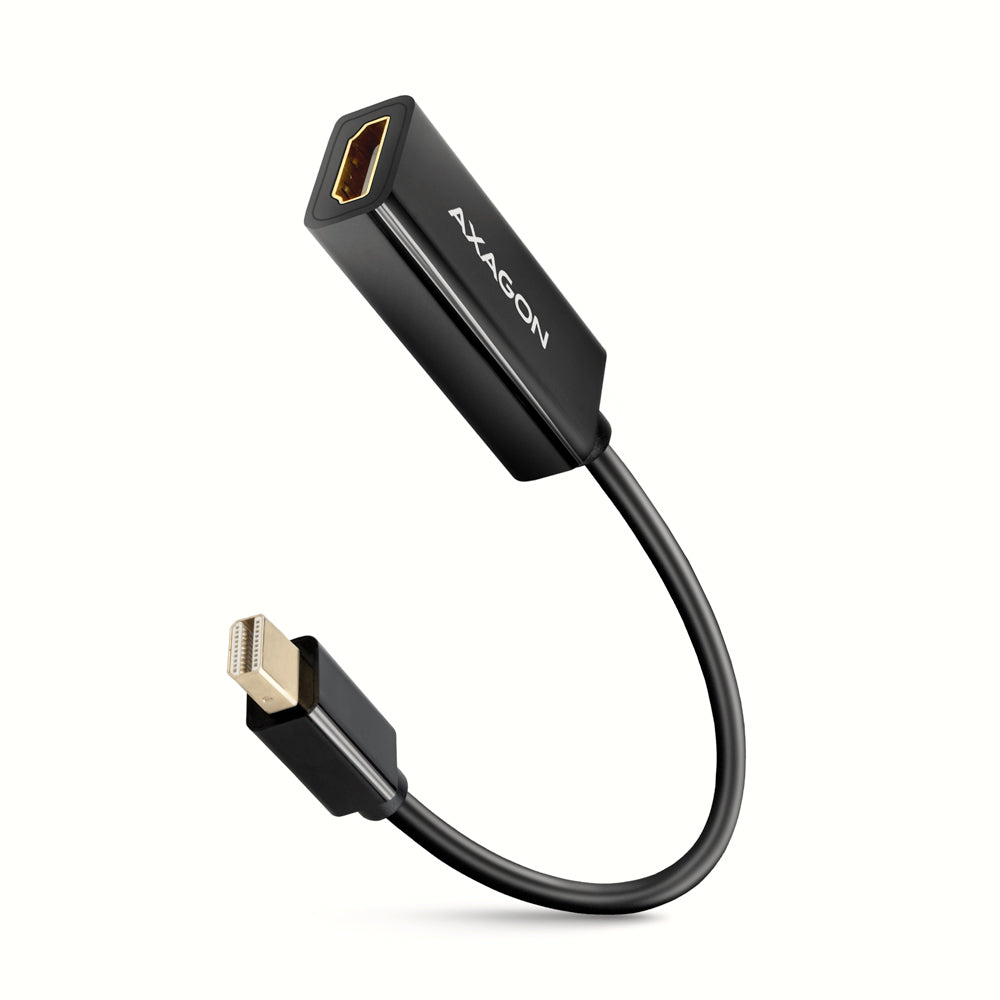 Axagon RVDM-HI14N câble vidéo et adaptateur 0,15 m Mini DisplayPort HDMI Noir