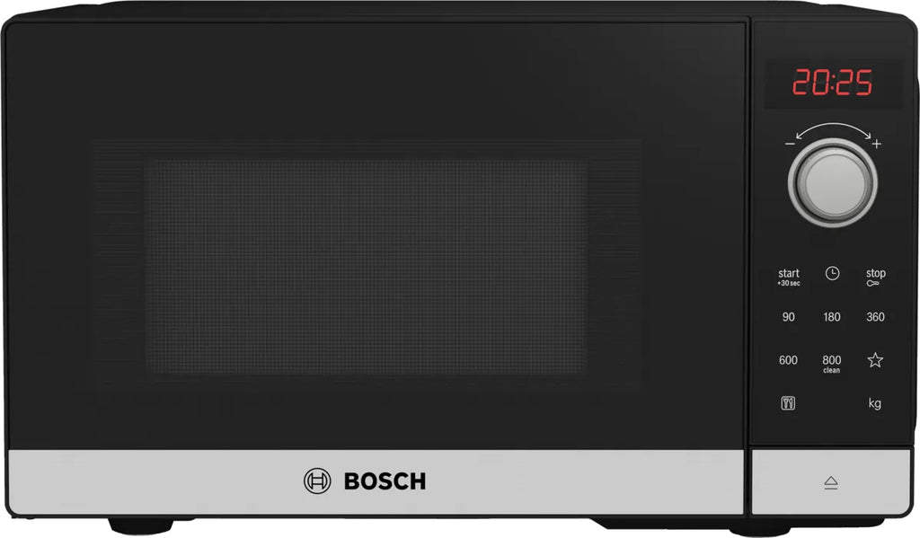 Bosch Bosch Serie 2 FFL023MS2 micro-onde Noir, Acier inoxydable Micro-onde simple Comptoir 20 L 800 W