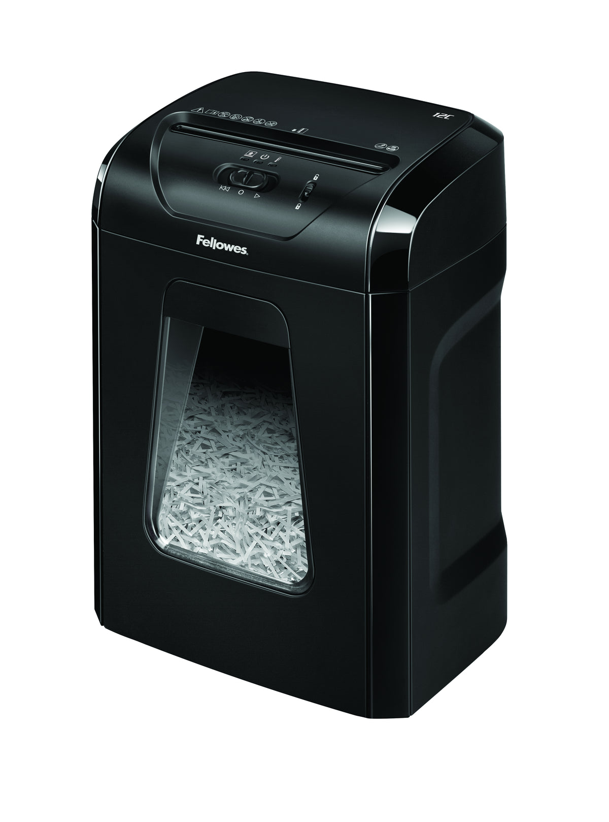 Fellowes Powershred 12C destructeur de papier Destruction croisée 22,5 cm Noir