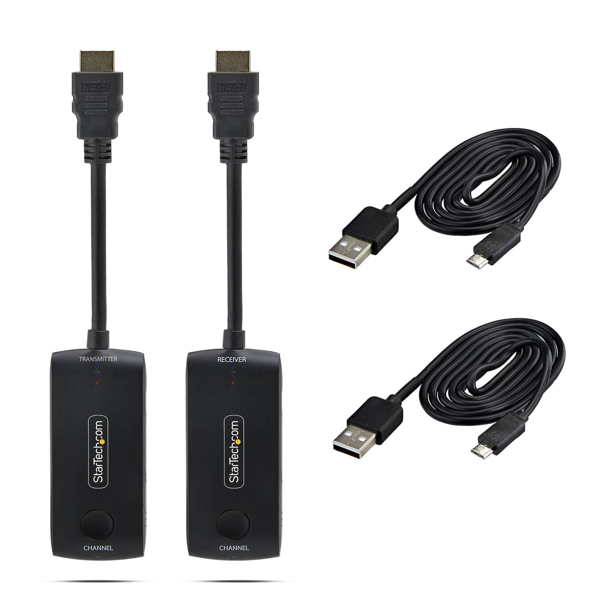 StarTech.com Extendeur HDMI Sans Fil pour Salles de Réunion et Espaces de Travail Collaboratifs, 4K 60Hz, Portée de 20m,