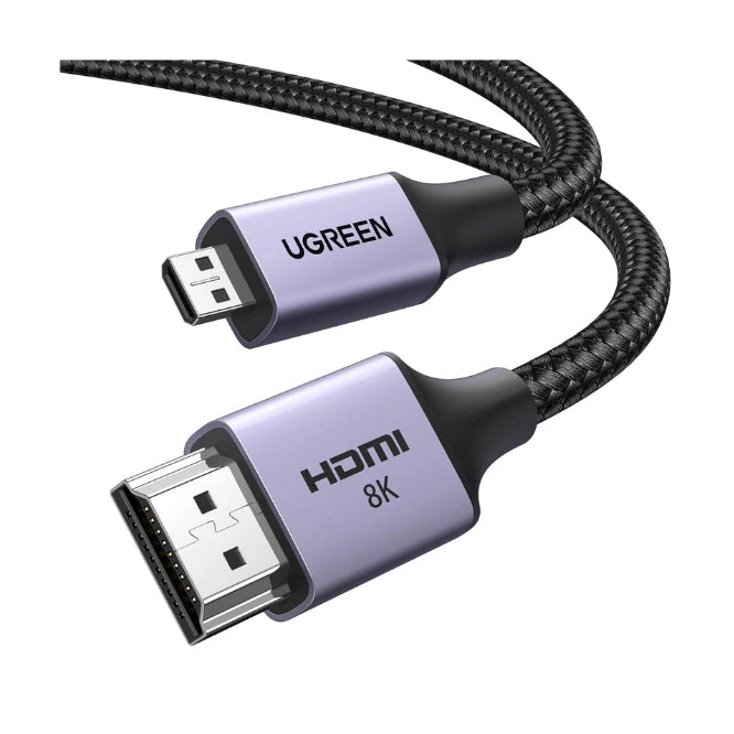 Ugreen HD164 – 15516 câble HDMI 1 m HDMI Type A (Standard) HDMI Type D (Micro) Noir - vue 2