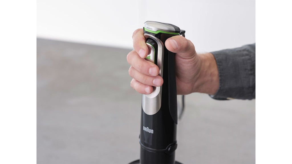 Braun MultiQuick 9 MQ 9187XLI Mixeur Plongeant 1200W, Noir et Acier Inoxydable, Bol 0,6 L