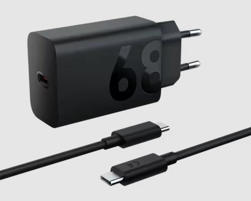 Lenovo 68W USB-C Wall Charger Tablette, Universel Noir Secteur Intérieure