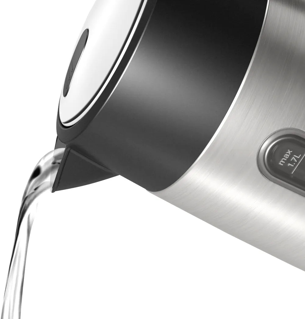 Bosch Bosch TWK4P440 bouilloire 1,7 L 2400 W Noir, Acier inoxydable