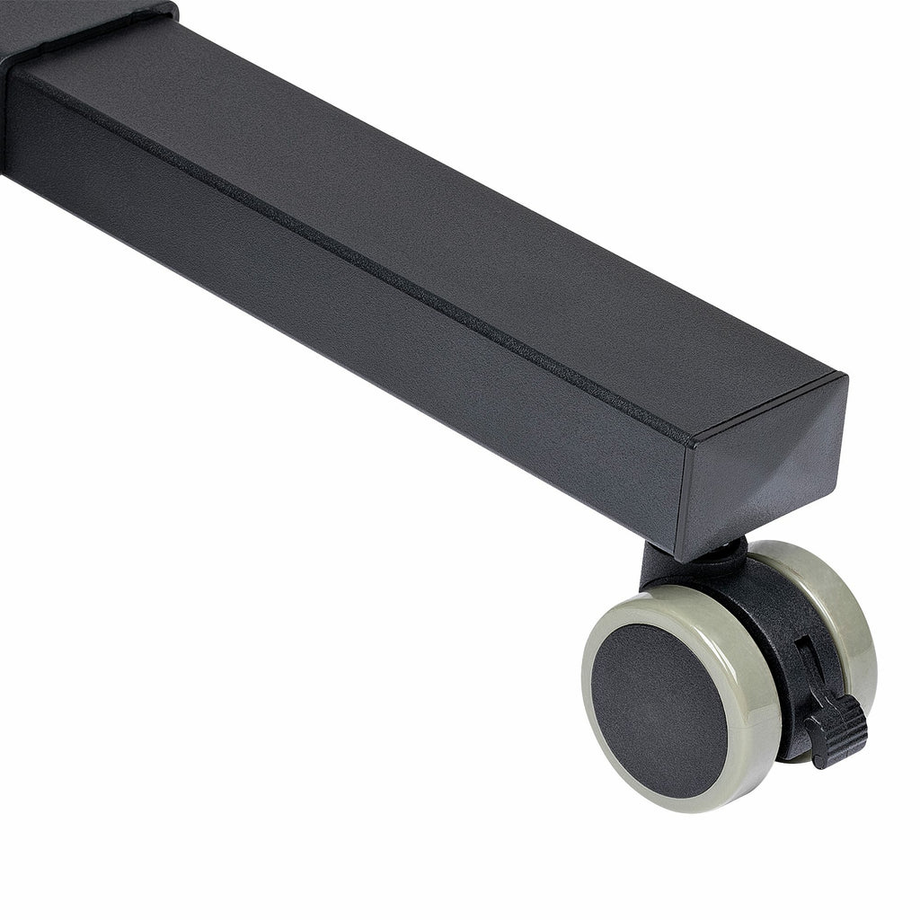 StarTech.com Table Vidéoprojecteur et Ordinateur Portable, Support Robuste 2 Étagères, Ajustable en Hauteur, Chariot Mob