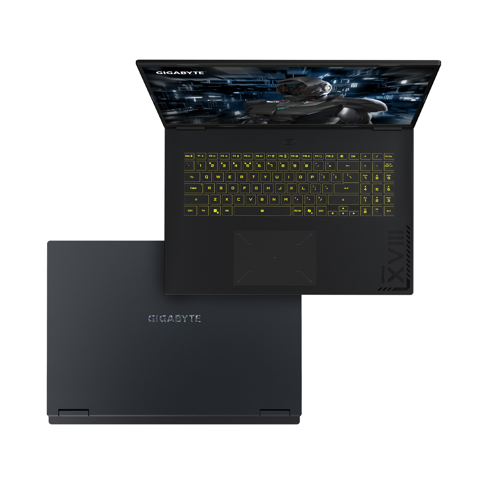 GIGABYTE GAMING A18 PRO DYJG3DEBC4SH laptop Intel Core 7 240H Ordinateur portable 45,7 cm (18") WQXGA 32 Go LPDDR5x-SDRAM 1 To SSD NVIDIA GeForce RTX 5080 Wi-Fi 6E (802.11ax) Windows 11 Home Noir
