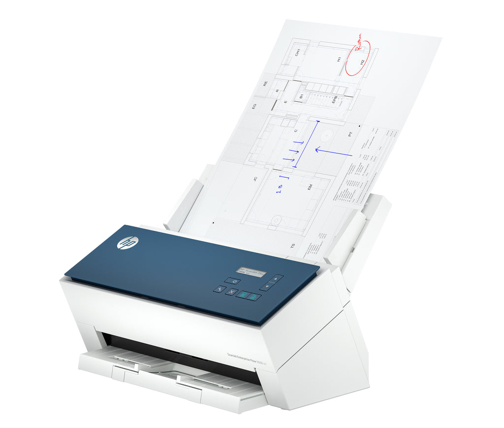 HP ScanJet Enterprise Flow 9000 s1 Scanner à défilement A3, jusqu’à 80ppm/160ipm, 600x 600 DPI