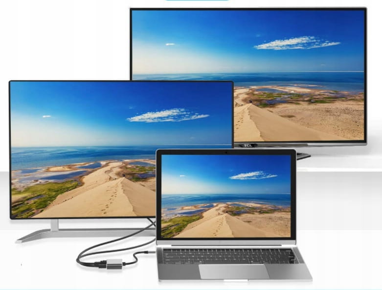 ADAPTATEUR HUB Adaptateur USB-C 4-en-1 HDMI 4K VGA USB Zenwire BYL-2310