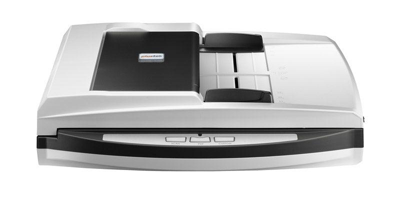 Plustek SmartOffice PL4080 ADF Scanner à plat et chargeur automatique 600 x 600 DPI A4 Noir, Gris