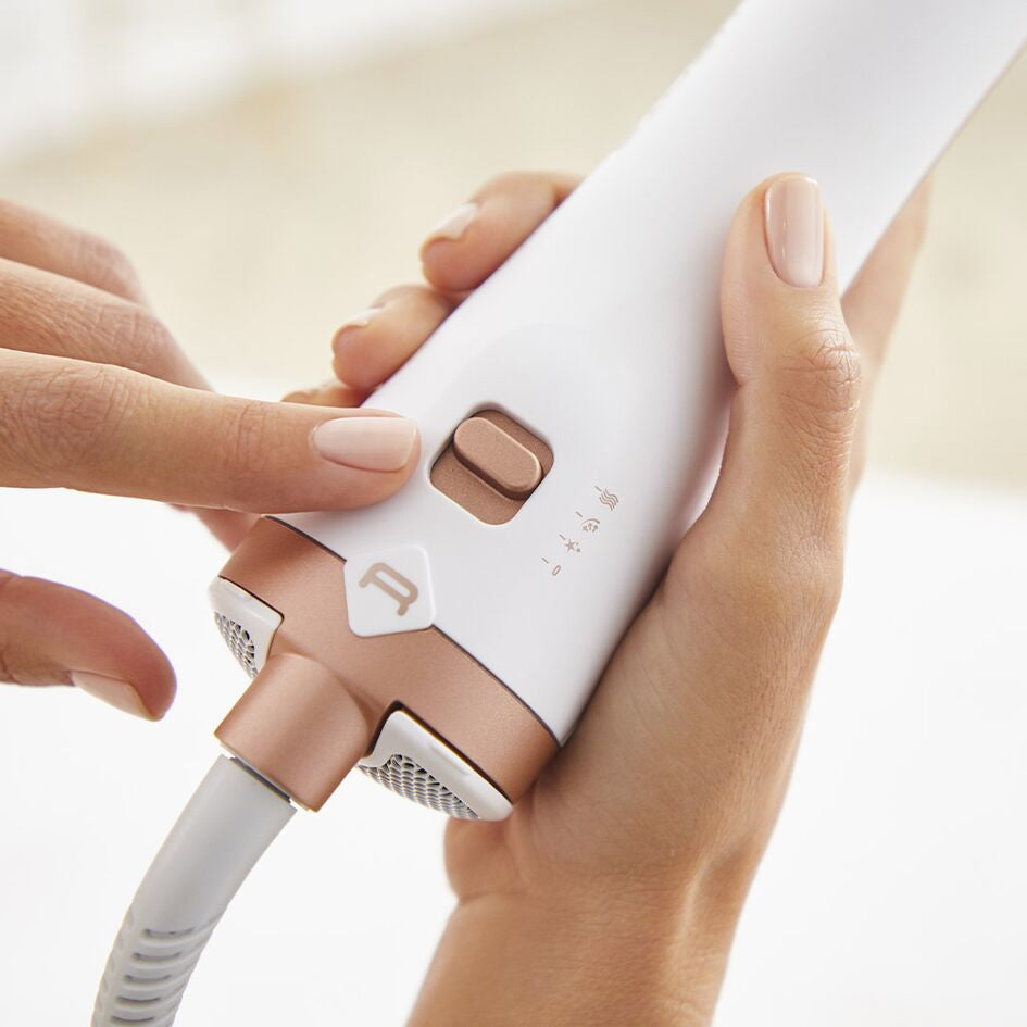 Rowenta Brush Activ Ultimate Care CF9720 Brosse soufflante à air chaud À chaleur Cuivre, Blanc 2 m