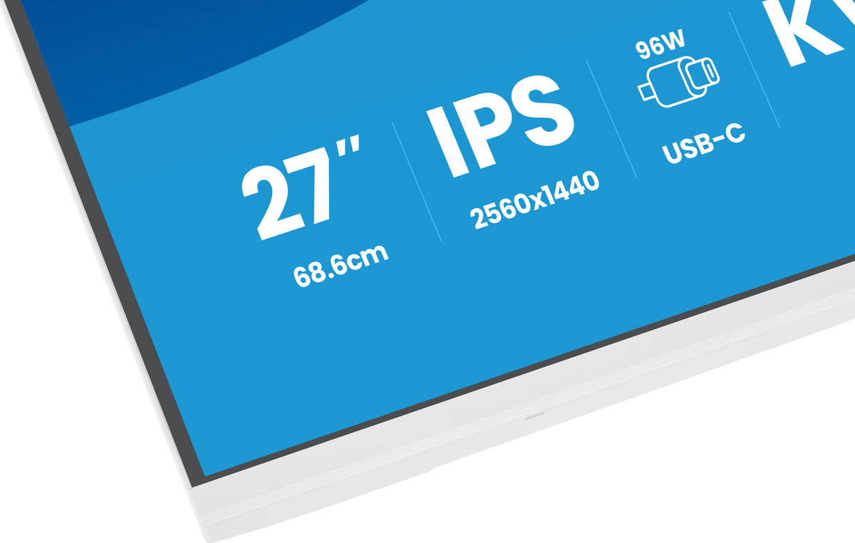 iiyama ProLite XB2797QSNP-W1 écran plat de PC 68,6 cm (27") 2560 x 1440 pixels Quad HD LCD Blanc