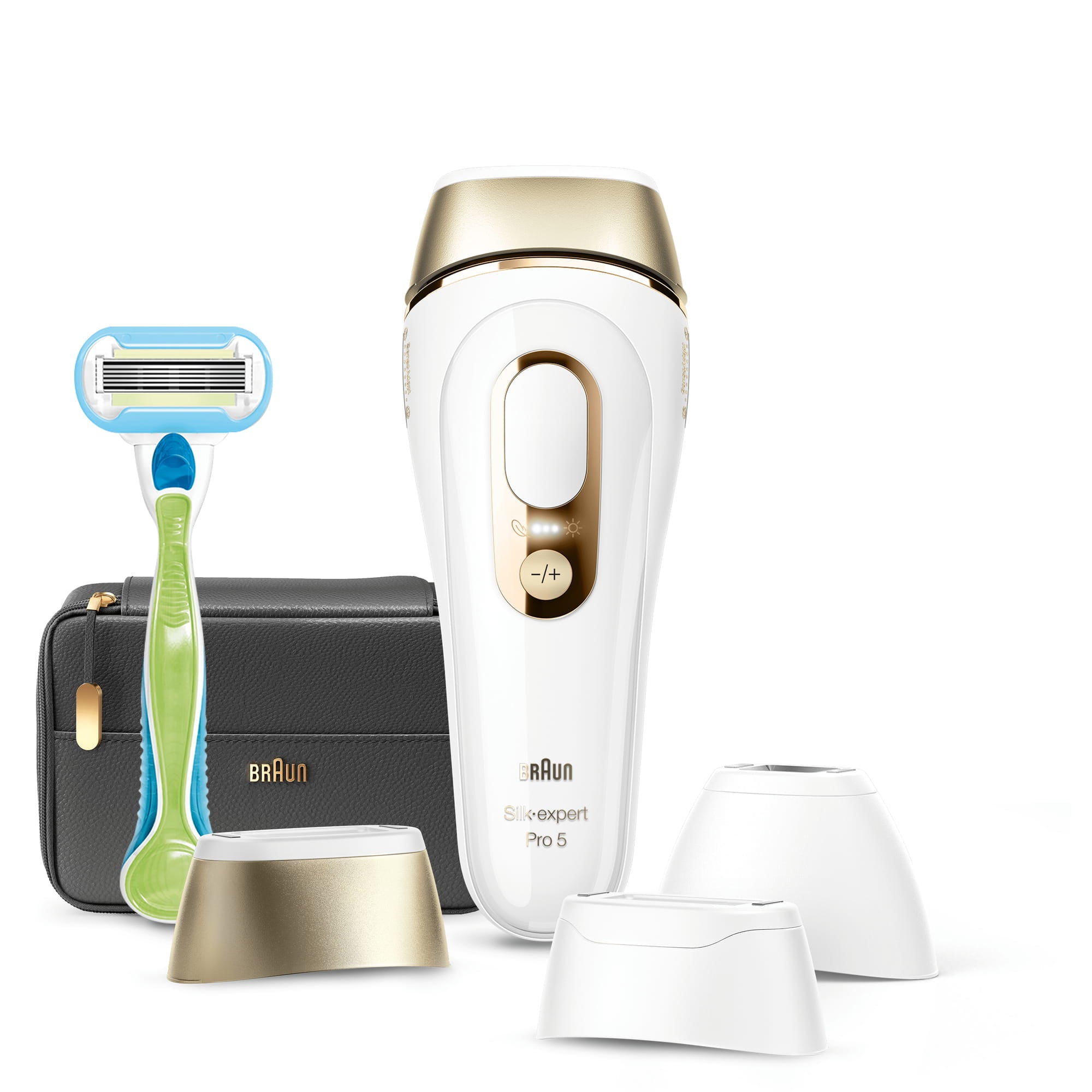 Braun Silk-expert Pro 5 PL5243 Lumière pulsée Or, Blanc