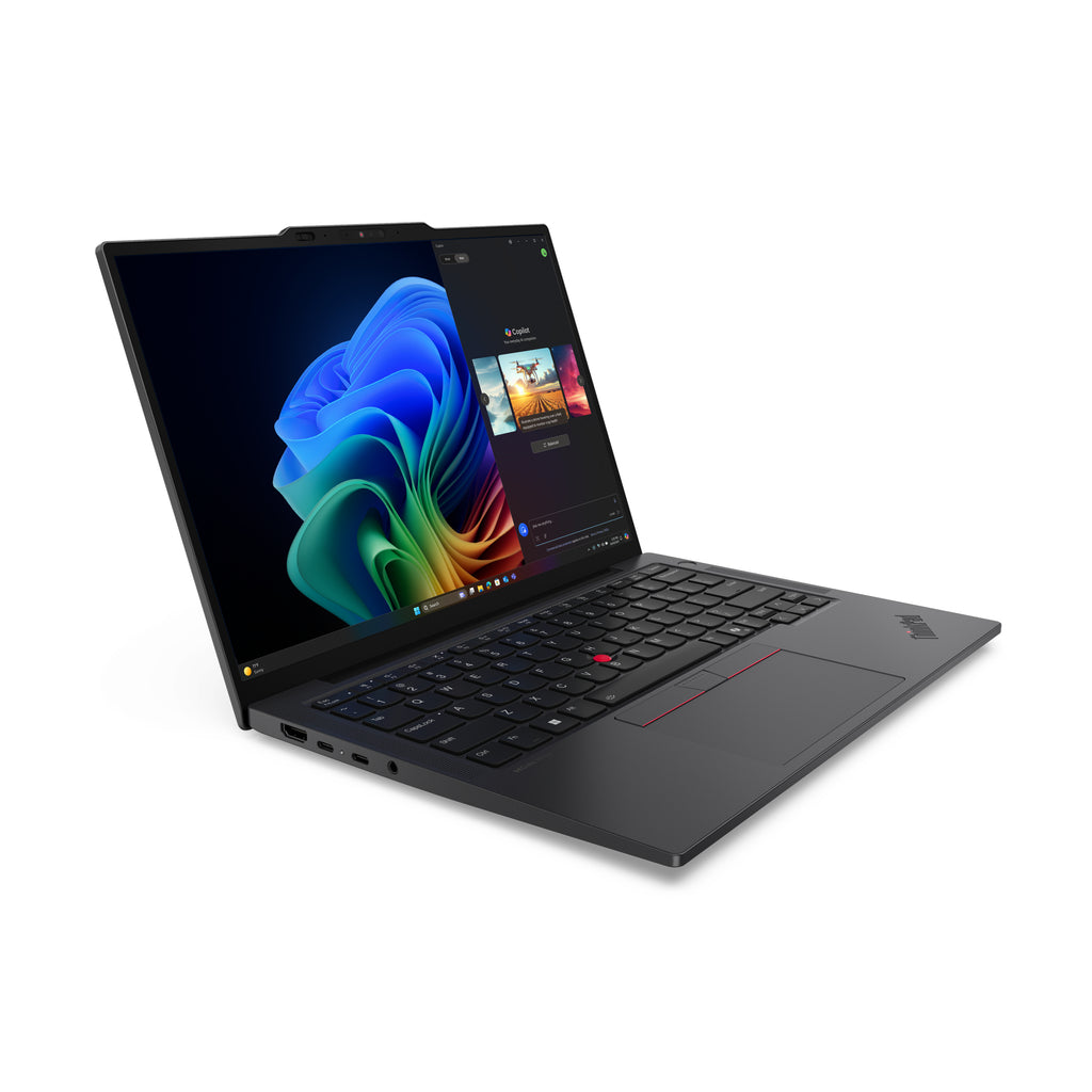 Lenovo ThinkPad X13 Gen 6 (AMD) Copilot+ PC AMD Ryzen AI 7 350 Ordinateur portable 33,8 cm (13.3") WUXGA 32 Go LPDDR5x-SDRAM 1 To SSD Wi-Fi 7 (802.11be) Windows 11 Pro Allemand Noir
