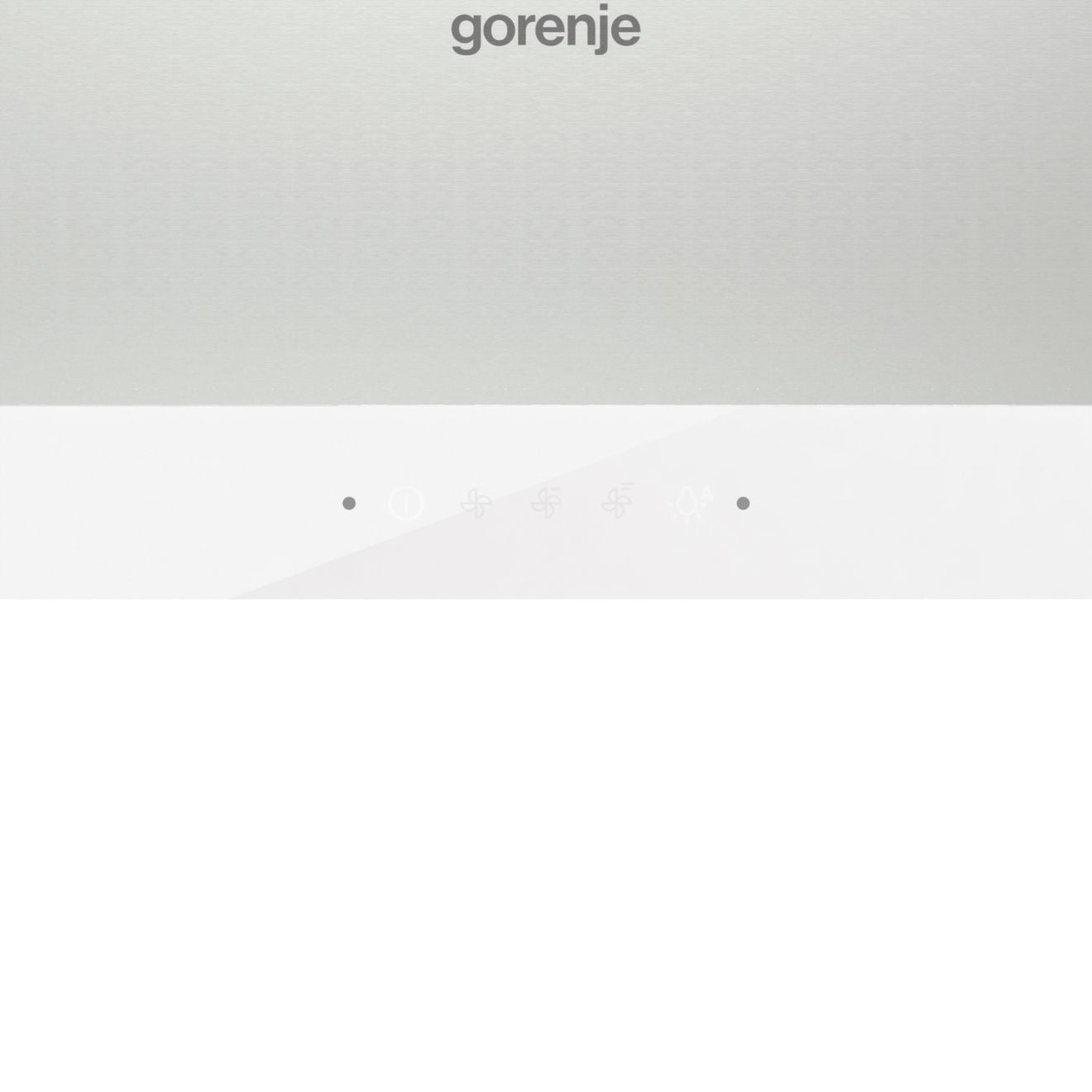 Gorenje WHT6SYW Montée au mur Blanc 650 m³/h