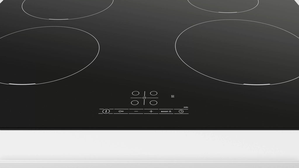 Bosch Bosch Serie 4 PUE611BB5D plaque Noir Intégré 59.2 cm Plaque avec zone à induction 4 zone(s)
