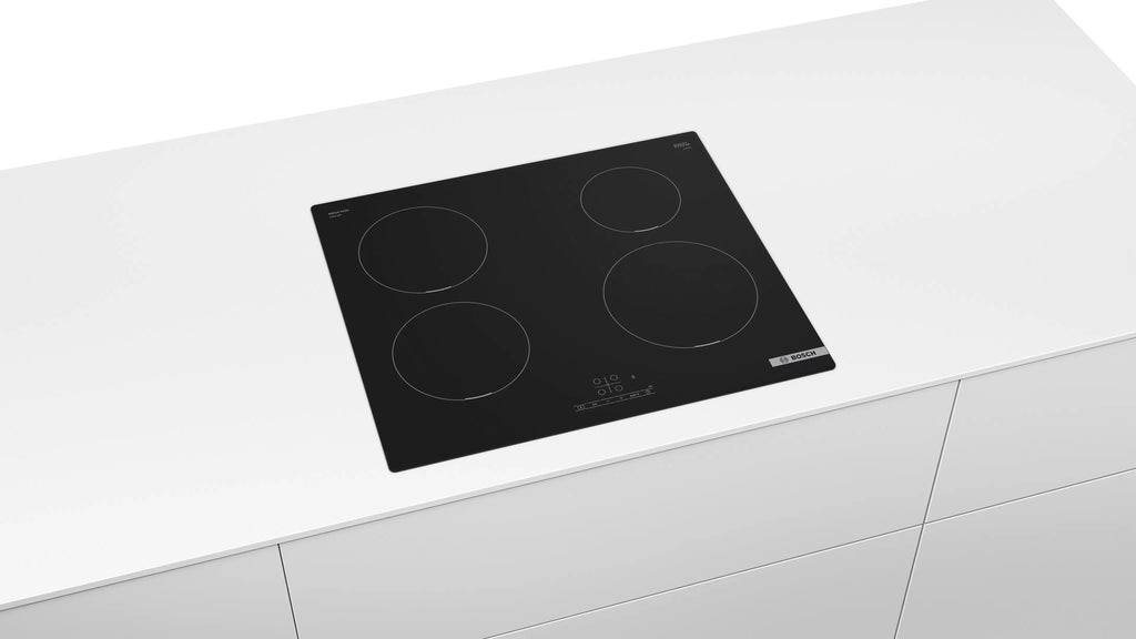 Bosch Bosch Serie 4 PUE611BB5D plaque Noir Intégré 59.2 cm Plaque avec zone à induction 4 zone(s)