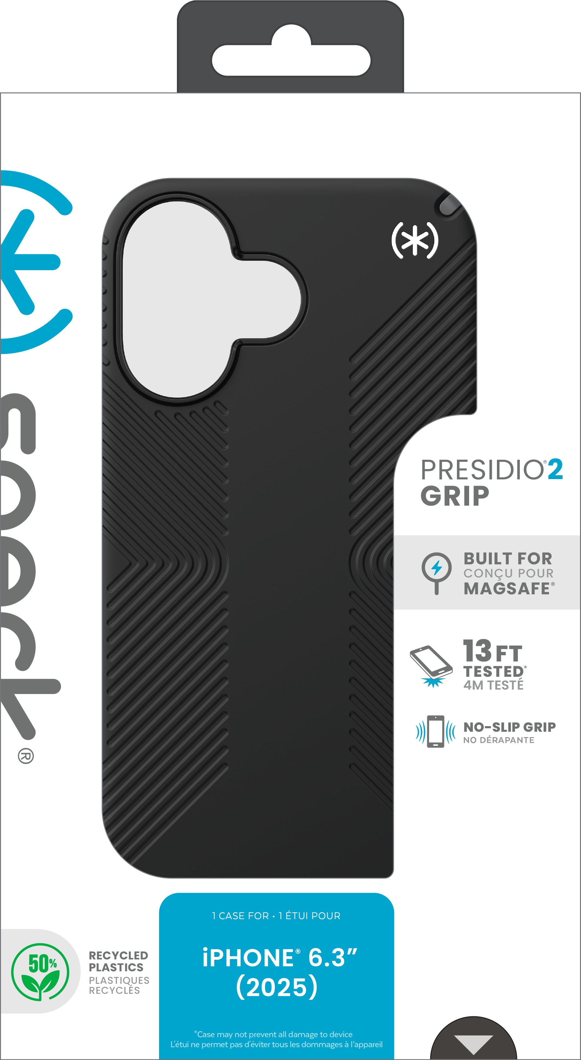 Speck Speck 150958-D143 coque de protection pour téléphones portables 16 cm (6.3") Housse Noir