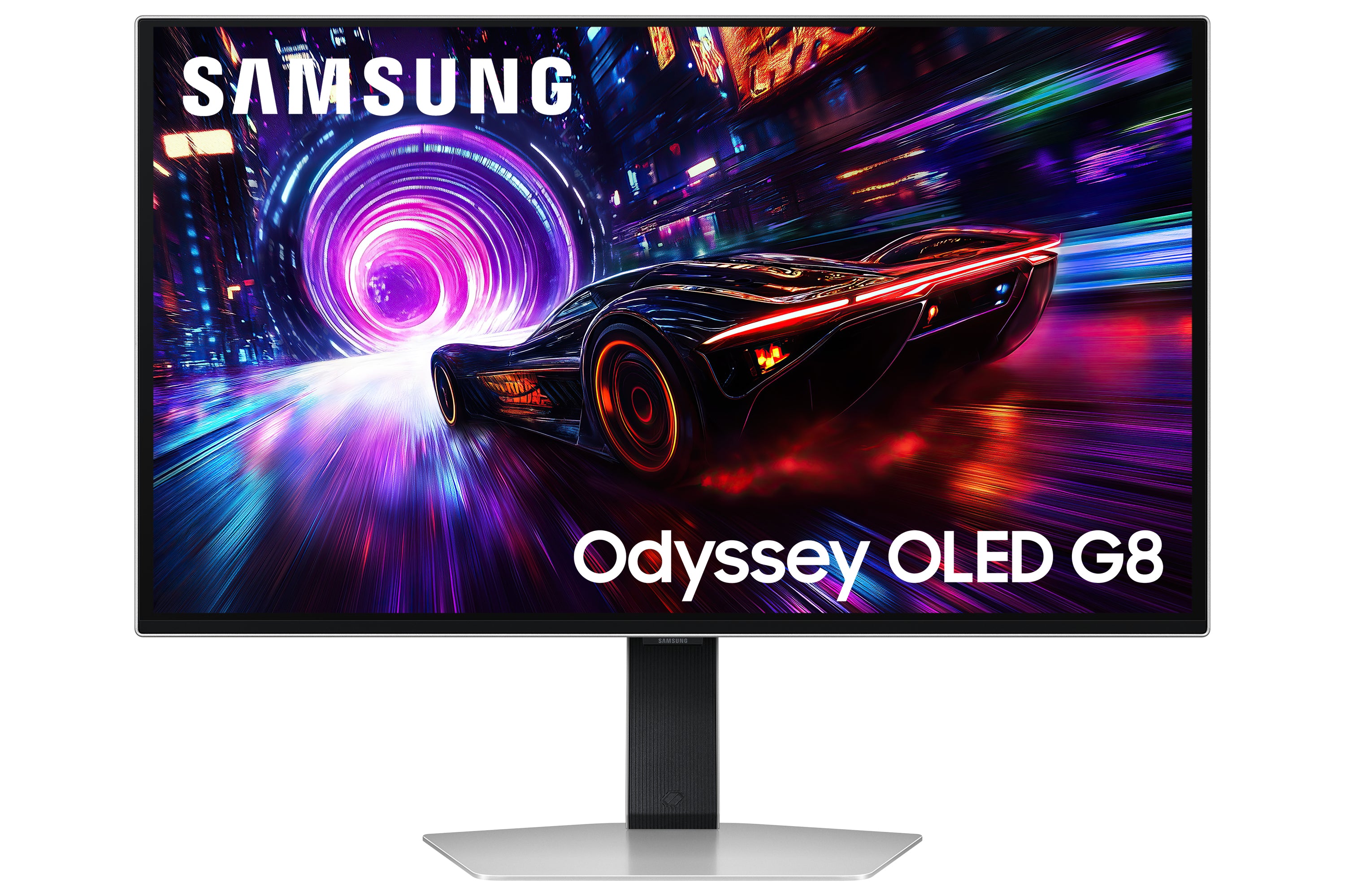 Samsung Samsung G81SF écran plat de PC 68,6 cm (27") 3840 x 2160 pixels 4K Ultra HD OLED Argent