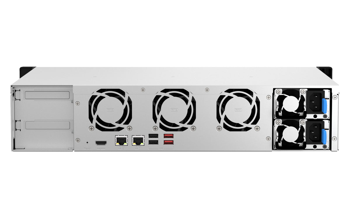 QNAP TS-864EU-RP NAS Rack (2 U) Intel® Celeron® N5095 8 Go DDR4 0 To QNAP Turbo System Noir - vue 2