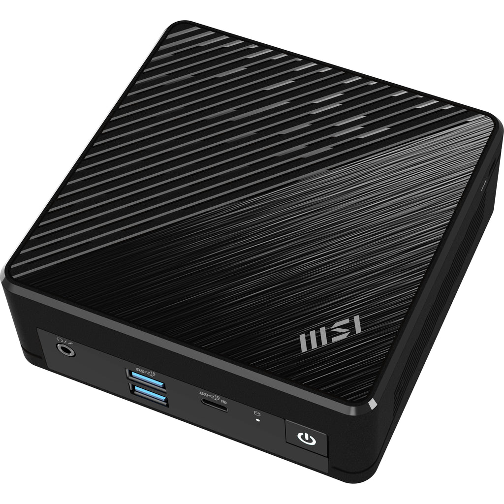 MSI Cubi N ADL S-254AT Intel® N N200 4 Go DDR4-SDRAM 128 Go SSD Windows 11 Pro Mini PC Noir