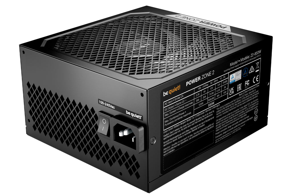 be quiet! POWER ZONE 2 850 W, Alimentation ATX 3.1, 80 Plus Platinum