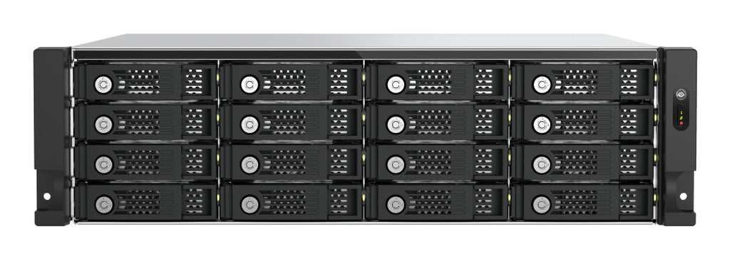 QNAP TL-R1600PES-RP Boîtier de disques de stockage Boîtier disque dur/SSD Noir, Gris 2.5/3.5"