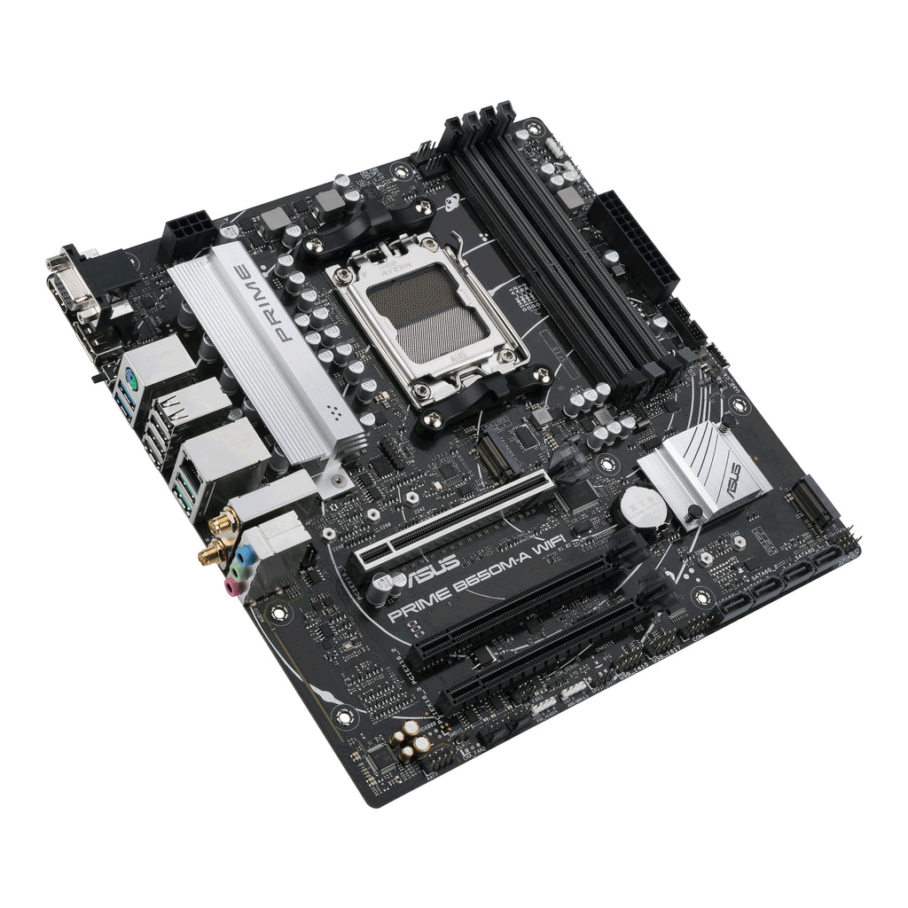 ASUS PRIME B650M-A WIFI AMD B650 Emplacement AM5 micro ATX - vue 4