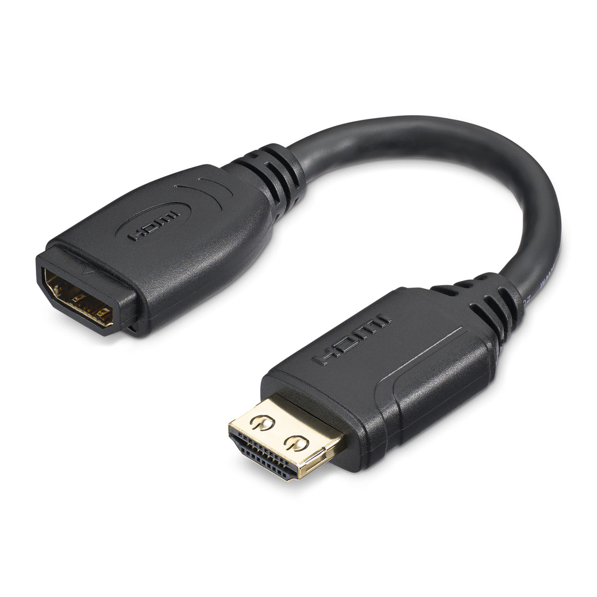 StarTech.com Câble d'extension HDMI Haute Vitesse 15 cm, 4K 60Hz, Mâle vers Femelle