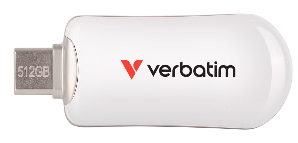 Verbatim 30231 lecteur USB flash 512 Go USB Type-C 3.2 Gen 1 (3.1 Gen 1) Blanc