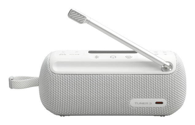 JBL TUNER 3 Portable Analogique et numérique Blanc