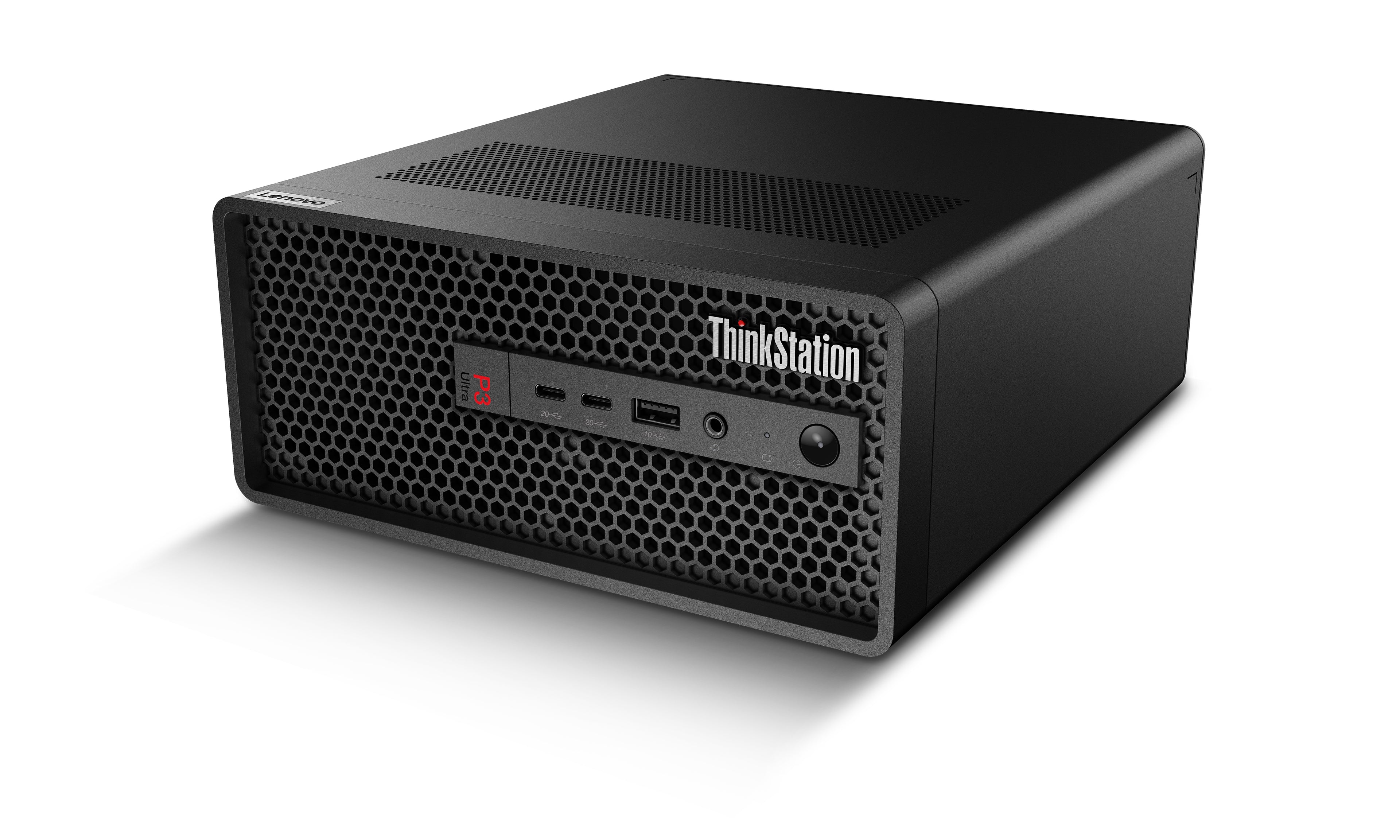 Lenovo ThinkStation P3 Ultra SFF Gen 2 Intel Core Ultra 7 265K 32 Go DDR5-SDRAM 512 Go SSD NVIDIA RTX A400 Windows 11 Pro Mini Tower Station de travail Noir