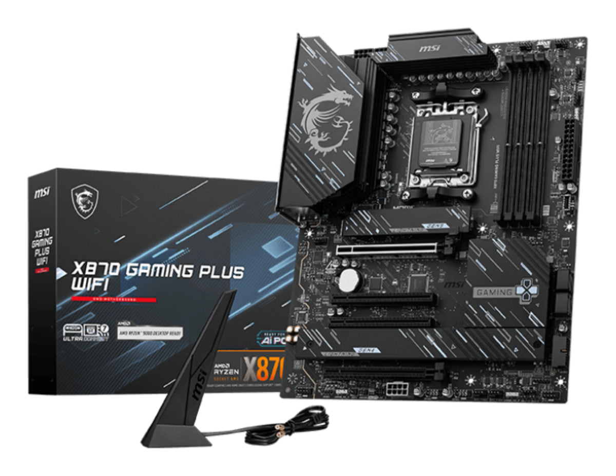 MSI X870 GAMING PLUS WIFI Carte Mère AMD X870 Socket AM5 ATX