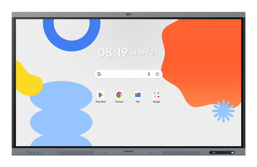 Samsung LH86WAFPLGC tableau blanc interactif 2,18 m (86") 3840 x 2160 pixels Écran tactile Noir, Gris