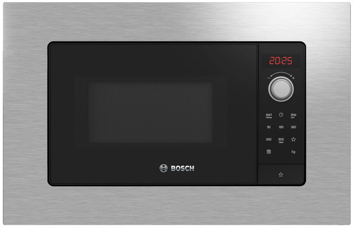Bosch Bosch BFL623MS3 micro-onde Acier inoxydable Micro-onde simple Intégré 20 L 800 W