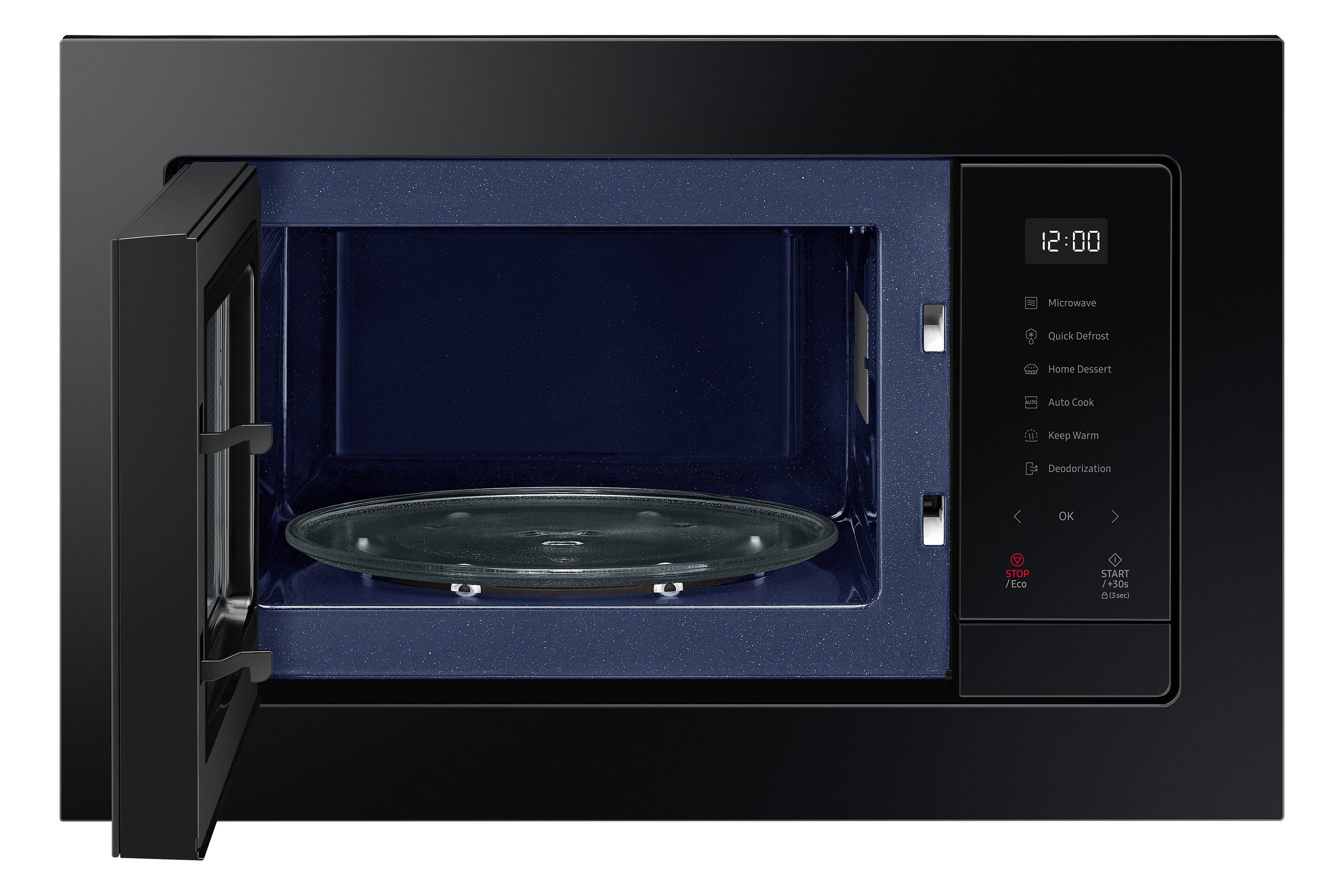 Samsung MS23A7318AK Noir Micro-onde simple Intégré 23 L 1150 W