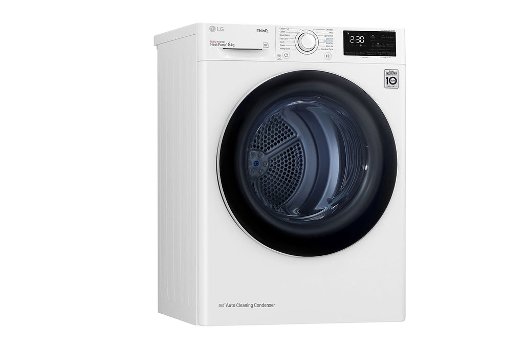 LG RH80V3AV6N sèche-linge Pose libre Charge avant 8 kg Blanc