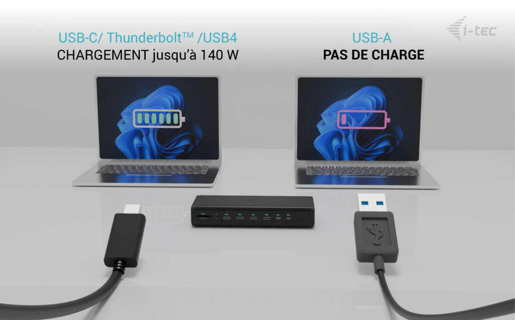 i-tec Station d'accueil Universelle 6x 4K/60Hz Display avec Power Delivery 140W