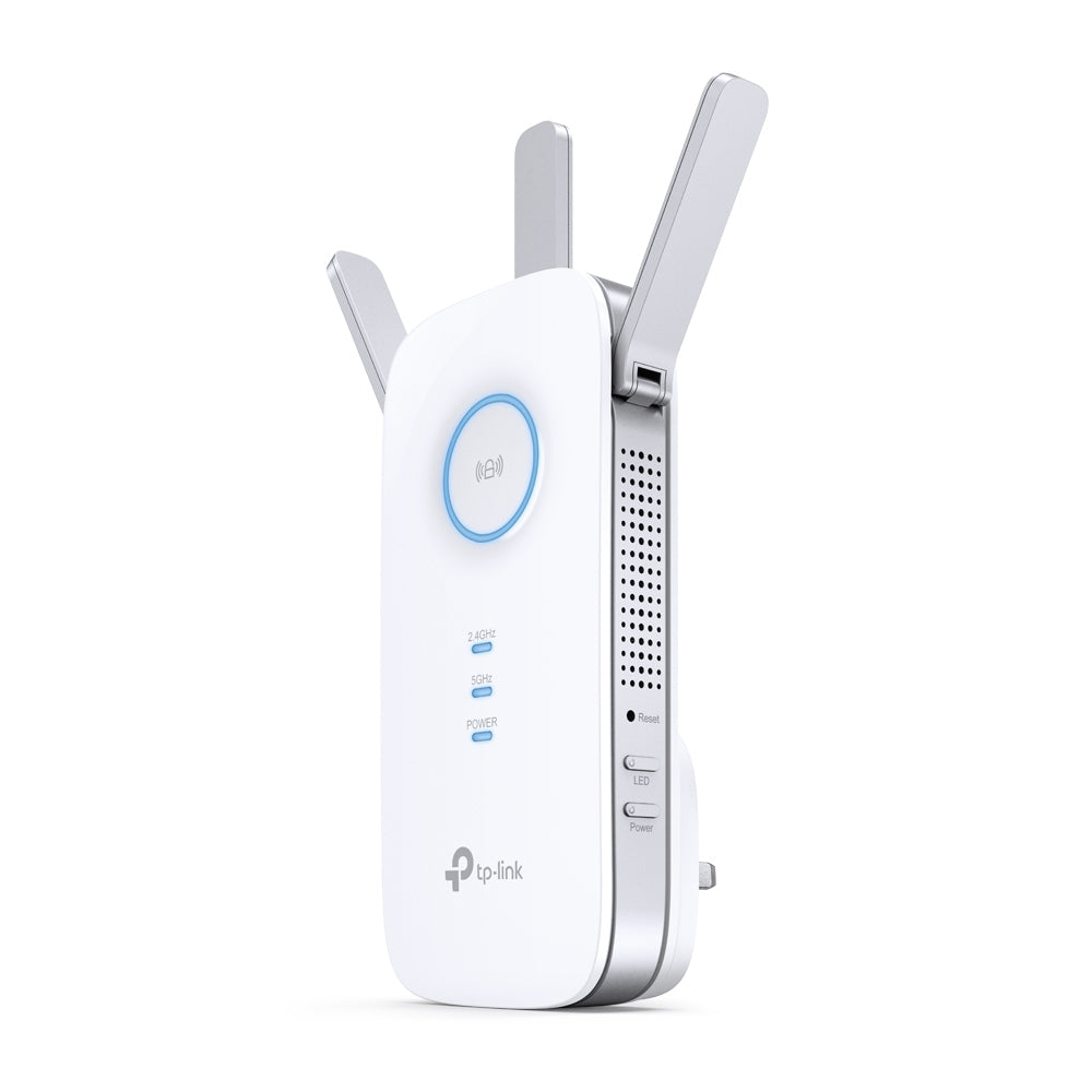 TP-Link RE550 Répéteur Wi-Fi AC1300, Émetteur et Récepteur Réseau, Blanc, 10/100/1000 Mbit/s