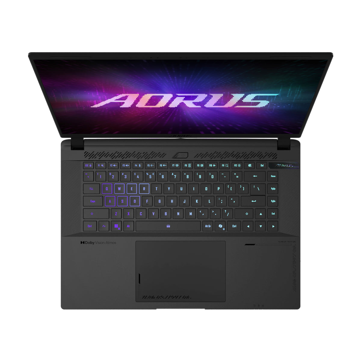 GIGABYTE AORUS MASTER 16 6YJM5DEE65SP laptop 16 2560 x 1600 9955HX3D 32GB 2 TB AMD Radeon 610M Windows 11 Pro