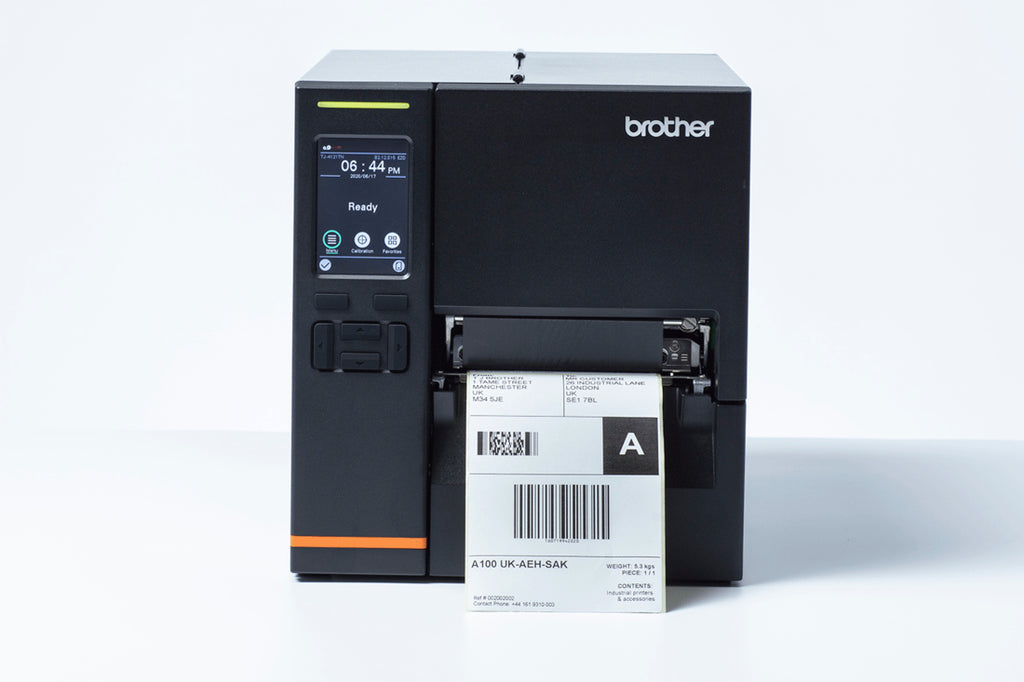 Brother TJ4021TN imprimante pour étiquettes Thermique direct/Transfert thermique 203 x 203 DPI 254 mm/sec Avec fil Ethernet/LAN