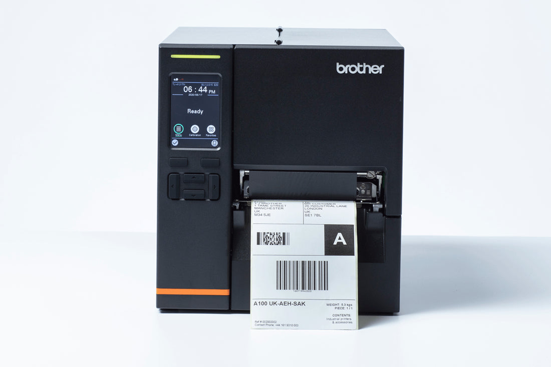 Brother TJ4021TN imprimante pour étiquettes Thermique direct/Transfert thermique 203 x 203 DPI 254 mm/sec Avec fil Ethernet/LAN