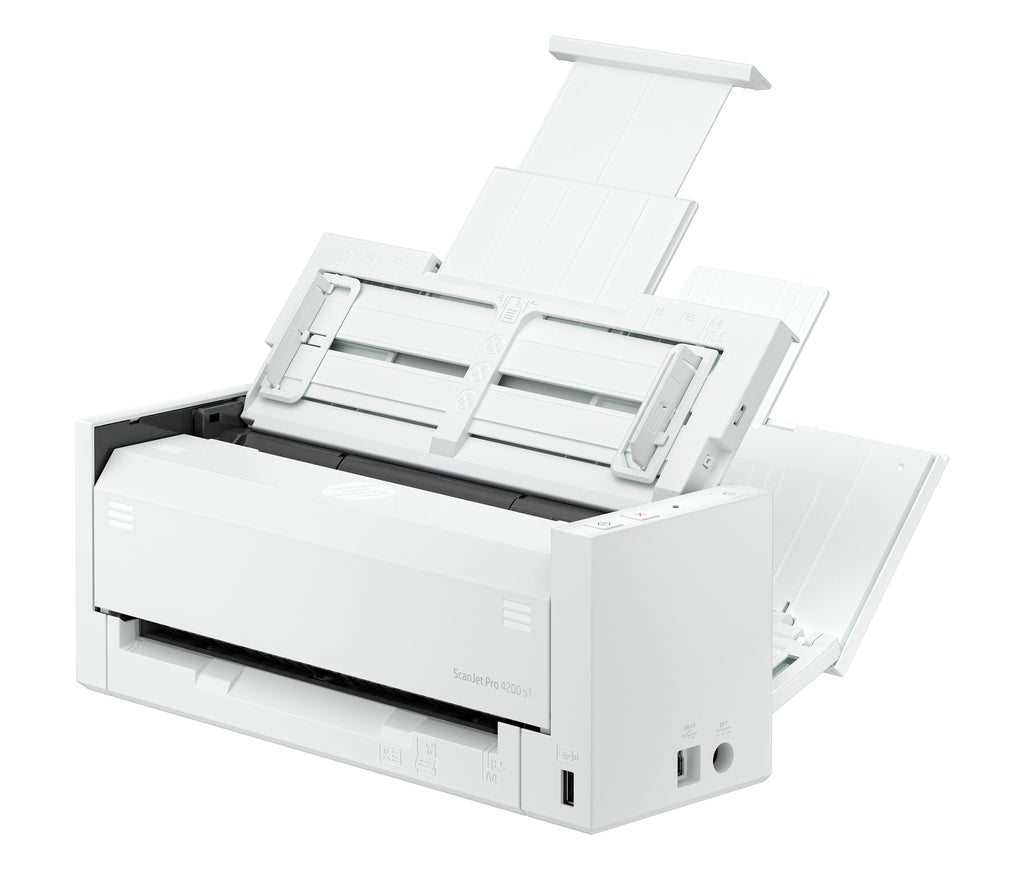 HP ScanJet Pro 4200 s1 Scanner à défilement A4 et passeport / carte d’identité, jusqu’à 40ppm/80ipm, 600x 600 DPI